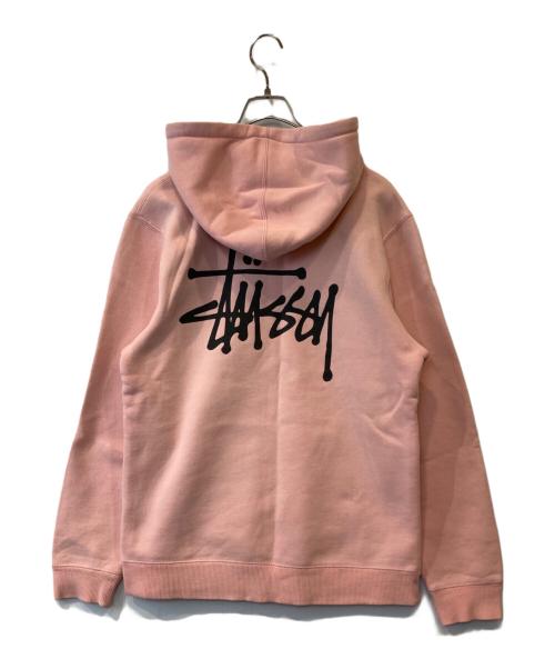 stussy（ステューシー）stussy (ステューシー) スウェットパーカー　Z4000SAS17 ピンク サイズ:Mの古着・服飾アイテム