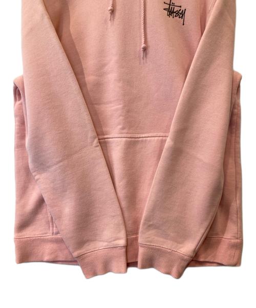 stussy（ステューシー）stussy (ステューシー) スウェットパーカー　Z4000SAS17 ピンク サイズ:Mの古着・服飾アイテム