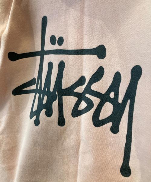 stussy（ステューシー）stussy (ステューシー) スウェットパーカー　Z4000SAS17 ピンク サイズ:Mの古着・服飾アイテム