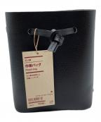 無印良品ムジルシリョウヒン）の古着「ヌメ革巾着」｜ブラック