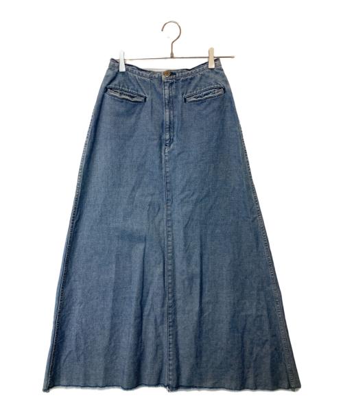 Hysteric Glamour（ヒステリックグラマー）Hysteric Glamour (ヒステリックグラマー) バックレーズアップデニムスカート インディゴ サイズ:表示がないため不明の古着・服飾アイテム