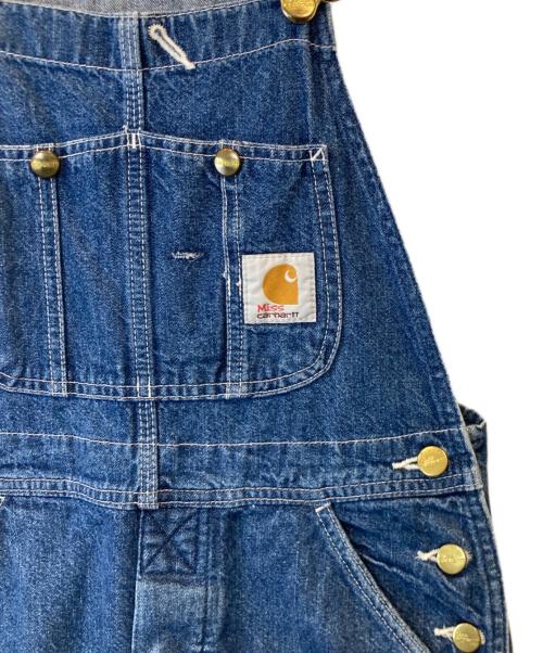 MISS CarHartt（ミス カーハート）MISS CarHartt (ミス カーハート) デニムオーバーオール　0388 インディゴ サイズ:Sの古着・服飾アイテム