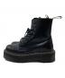 Dr.Martens (ドクターマーチン) JADON 8ホールサイドジップブーツ AW006 ブラック サイズ:UK5(24㎝）：13000円