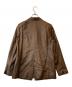 tela (テラ) リネンテーラードジャケット ブラウン サイズ: 42：3500円