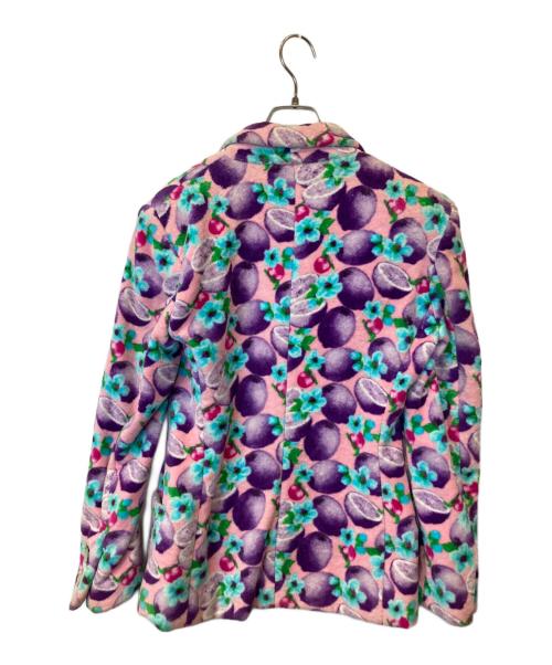 GIANNI VERSACE（ジャンニ・ヴェルサーチ）GIANNI VERSACE (ジャンニ・ヴェルサーチ) パイル地総柄スカートセットアップ マルチカラー サイズ:38の古着・服飾アイテム