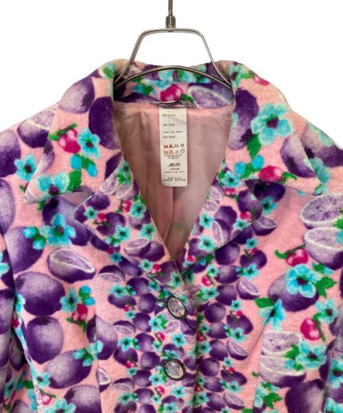 GIANNI VERSACE（ジャンニ・ヴェルサーチ）GIANNI VERSACE (ジャンニ・ヴェルサーチ) パイル地総柄スカートセットアップ マルチカラー サイズ:38の古着・服飾アイテム