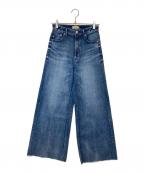 YANUKヤヌーク）の古着「ワイドフレア　57134307」｜インディゴ