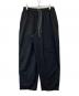 gold（ゴールド）の古着「SILK CHAMBRAY EASY WIDE PANTS  GL42279 パンツ」｜ブラック