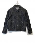 NEIGHBORHOODネイバーフッド）の古着「Lightweight Denim Jacket 221XBNH-JKM02 ジャケット」｜ブラック