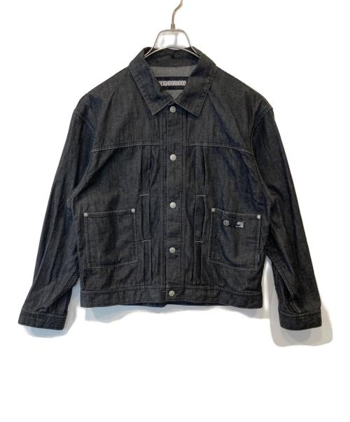 NEIGHBORHOOD（ネイバーフッド）NEIGHBORHOOD (ネイバーフッド) Lightweight Denim Jacket 221XBNH-JKM02 ジャケット ブラック サイズ:Sの古着・服飾アイテム