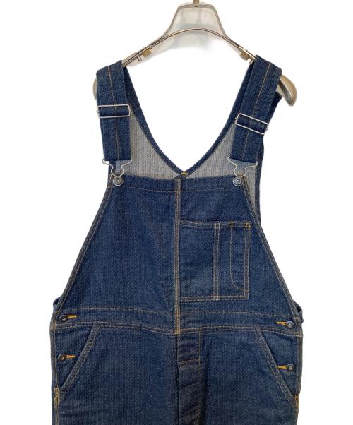AOZORA BLUE HEAVEN（アオゾラブルーヘブン）AOZORA BLUE HEAVEN (アオゾラブルーヘブン) 刺し子オーバーオール　780104 インディゴ サイズ:2の古着・服飾アイテム