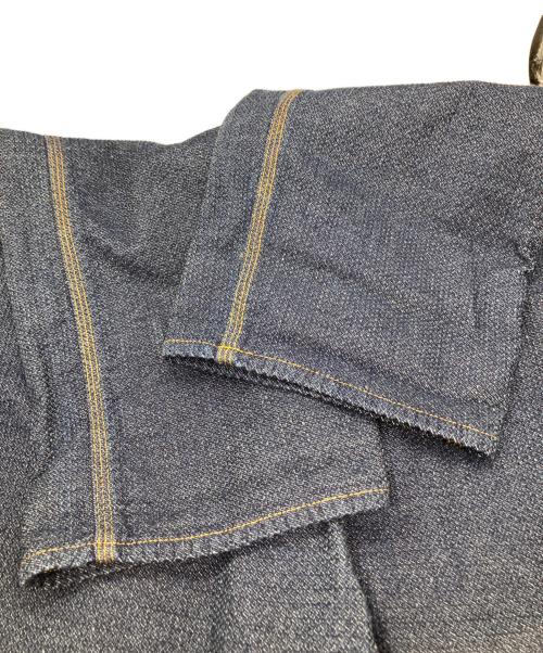 AOZORA BLUE HEAVEN（アオゾラブルーヘブン）AOZORA BLUE HEAVEN (アオゾラブルーヘブン) 刺し子オーバーオール　780104 インディゴ サイズ:2の古着・服飾アイテム