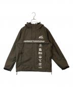 BACK CHANNELバックチャンネル）の古着「アノラックパーカー」｜オリーブ