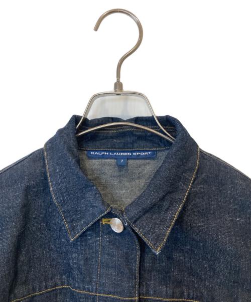 RALPH LAUREN SPORT（ラルフローレン スポーツ）RALPH LAUREN SPORT (ラルフローレン スポーツ) デニムジャケット インディゴ サイズ:7の古着・服飾アイテム