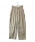 THE SHINZONE（ザ シンゾーン）の古着「TOMBOY PANTS WOMEN　21AMSPA14」｜ベージュ