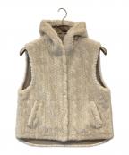 KIYOKO TAKASEキヨコ タカセ）の古着「ケーブル柄フェイクファー ジレ 01-13VI04」｜アイボリー