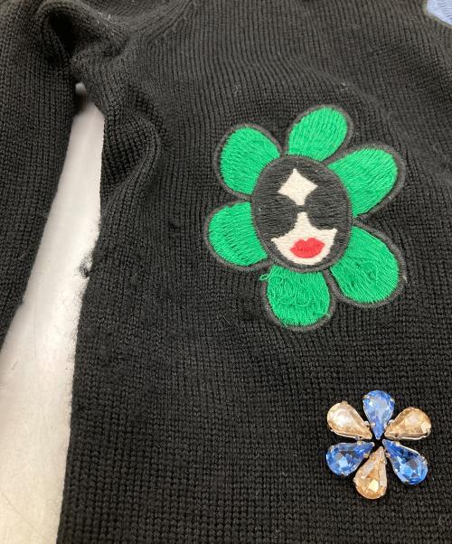 alice+olivia（アリスアンドオリビア）alice+olivia (アリスアンドオリビア) カーディガン 65171-1-82007 ブラック サイズ:XSの古着・服飾アイテム