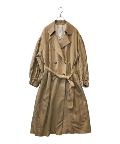 A（エイス）A (エイス) トレンチコート A0512FC 805 ベージュ サイズ:表記がないため不明の古着・服飾アイテム