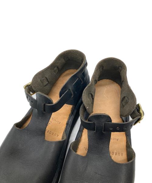 AURORA SHOES（オーロラシューズ）AURORA SHOES (オーロラシューズ) Rストラップ コンフォートシューズ ブラック サイズ:5Cの古着・服飾アイテム