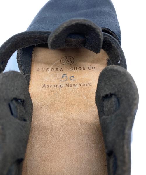 AURORA SHOES（オーロラシューズ）AURORA SHOES (オーロラシューズ) Rストラップ コンフォートシューズ ブラック サイズ:5Cの古着・服飾アイテム