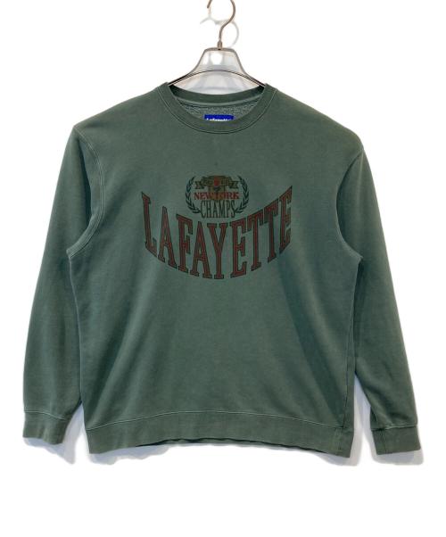Lafayette（ラファイエット）Lafayette (ラファイエット) プリントスウェット カーキ サイズ:XLの古着・服飾アイテム