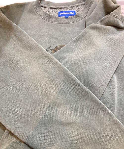 Lafayette（ラファイエット）Lafayette (ラファイエット) プリントスウェット カーキ サイズ:XLの古着・服飾アイテム