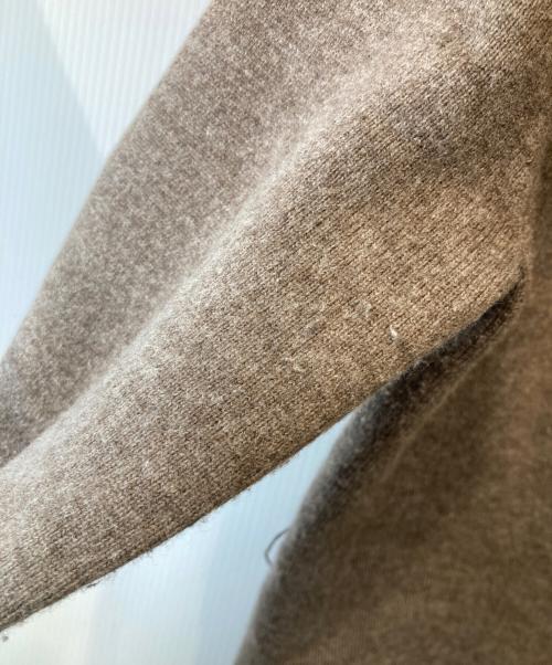 theory luxe（セオリーリュクス）theory luxe (セオリーリュクス) ダブルフェイスニットカーディガン 03-2303736 ブラウン サイズ:38の古着・服飾アイテム