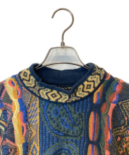 Coogi（クージー）COOGI (クージー) 3Dニット マルチカラー サイズ:Sの古着・服飾アイテム