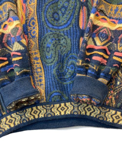 Coogi（クージー）COOGI (クージー) 3Dニット マルチカラー サイズ:Sの古着・服飾アイテム