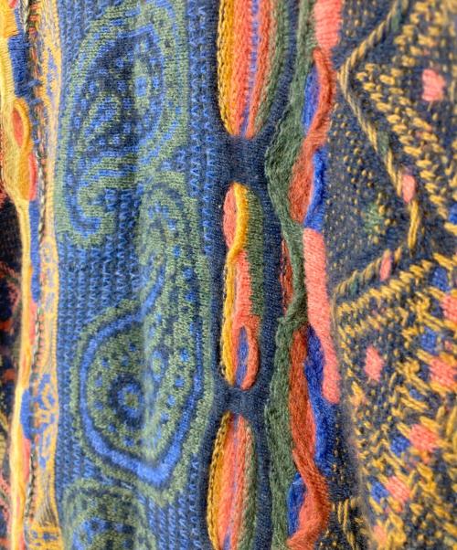 Coogi（クージー）COOGI (クージー) 3Dニット マルチカラー サイズ:Sの古着・服飾アイテム