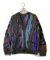 COOGI（クージー）の古着「3Dニットカーディガン」｜マルチカラー