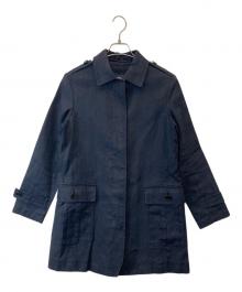 BURBERRY LONDON（バーバリーロンドン）の古着「ステンカラーコート　B1A13-115-28」｜ネイビー