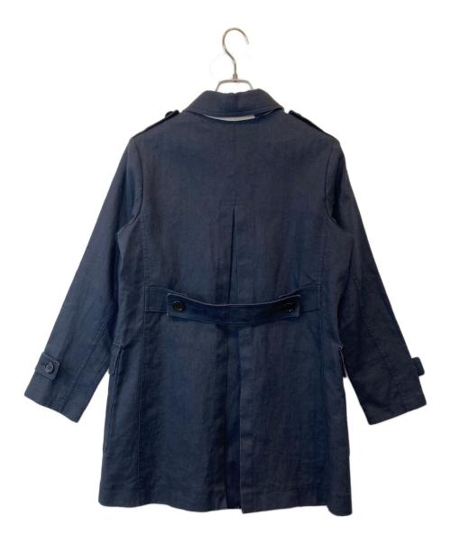 BURBERRY LONDON（バーバリーロンドン）BURBERRY LONDON (バーバリーロンドン) ステンカラーコート　B1A13-115-28 ネイビー サイズ:38の古着・服飾アイテム