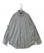 RALPH LAURENラルフローレン）の古着「YARMOUTH チェックシャツ」｜グレー