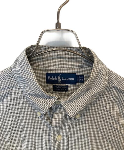 RALPH LAUREN（ラルフローレン）RALPH LAUREN (ラルフローレン) YARMOUTH チェックシャツ グレー サイズ:16 1/2の古着・服飾アイテム
