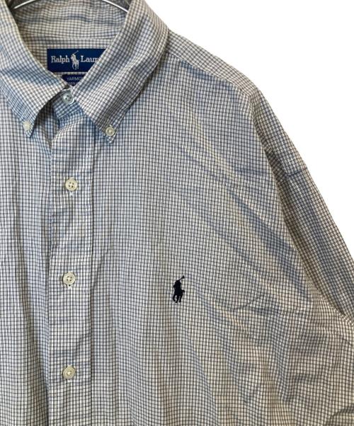 RALPH LAUREN（ラルフローレン）RALPH LAUREN (ラルフローレン) YARMOUTH チェックシャツ グレー サイズ:16 1/2の古着・服飾アイテム