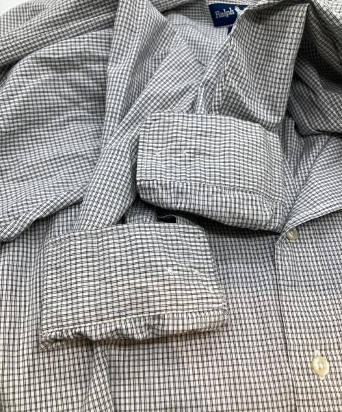 RALPH LAUREN（ラルフローレン）RALPH LAUREN (ラルフローレン) YARMOUTH チェックシャツ グレー サイズ:16 1/2の古着・服飾アイテム