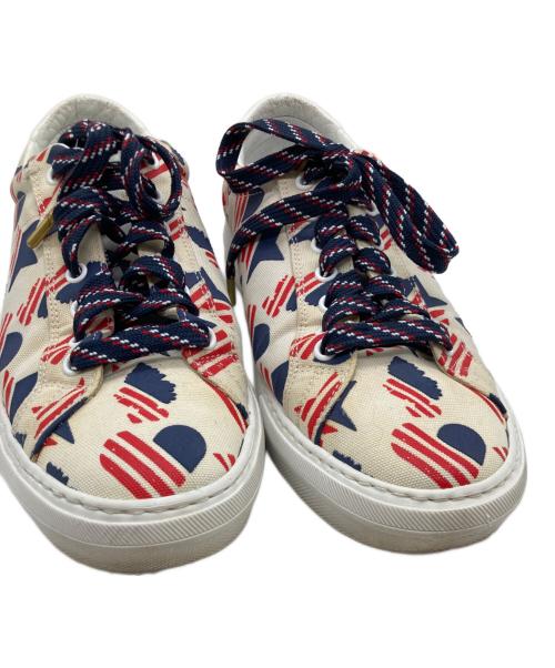 MONCLER（モンクレール）MONCLER (モンクレール) ローカットスニーカー ベージュ サイズ:42の古着・服飾アイテム