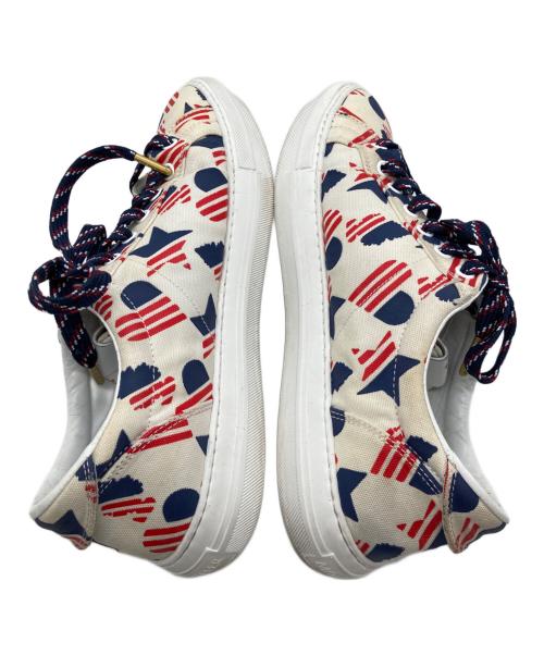 MONCLER（モンクレール）MONCLER (モンクレール) ローカットスニーカー ベージュ サイズ:42の古着・服飾アイテム