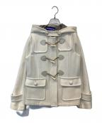 BURBERRY BLUE LABELバーバリーロンドンブルーレーベル）の古着「裏地ノバチェックショートダッフルコート」｜ベージュ