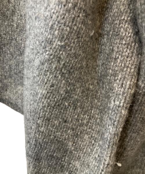 NKNIT（ンニット）NKNIT (ンニット) camel mix hooded KNIT NKNIT22AW-003 ニット グレー サイズ:表記がないため不明の古着・服飾アイテム