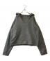 NKNIT（ンニット）の古着「camel mix hooded KNIT NKNIT22AW-003 ニット」｜グレー