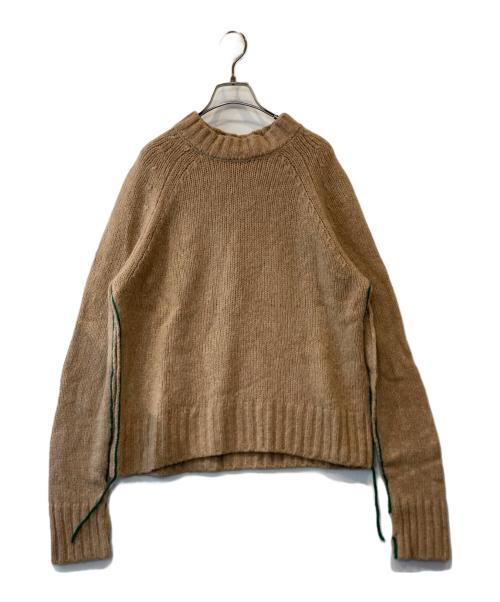 NKNIT（ンニット）NKNIT (ンニット) カシミヤ混ニット NKNIT21AW-05 ブラウン サイズ:XLの古着・服飾アイテム