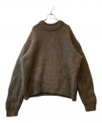NKNITンニット）の古着「ヤクニットセーター NKNIT21AW-08」｜ブラウン