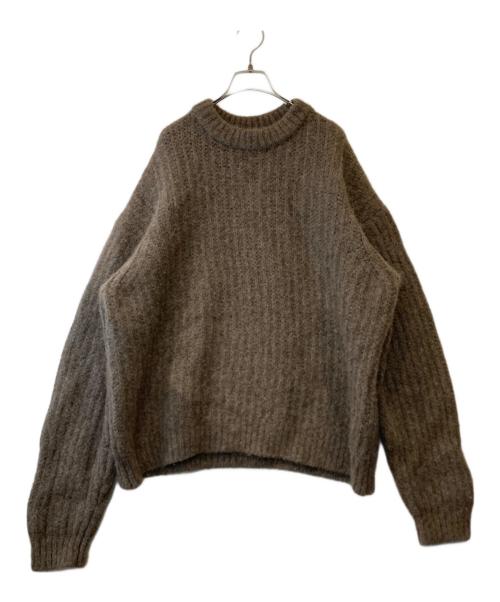 NKNIT（ンニット）NKNIT (ンニット) ヤクニットセーター NKNIT21AW-08 ブラウン サイズ:表記がないため不明の古着・服飾アイテム