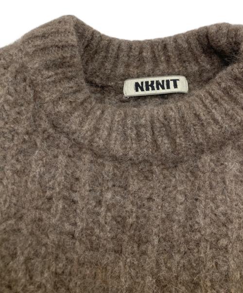 NKNIT（ンニット）NKNIT (ンニット) ヤクニットセーター NKNIT21AW-08 ブラウン サイズ:表記がないため不明の古着・服飾アイテム
