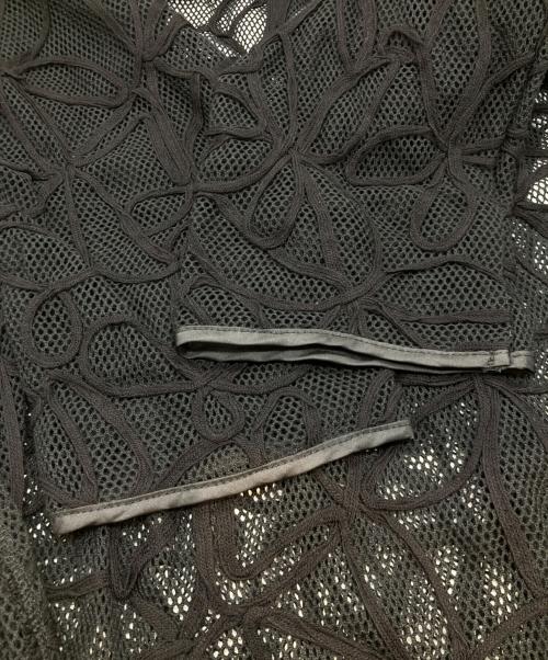 sahara（サハラ）sahara (サハラ) 2way Cord Embroidery Top 01-TP125-25-01 ブラウス ブラック サイズ:表記がないため不明の古着・服飾アイテム