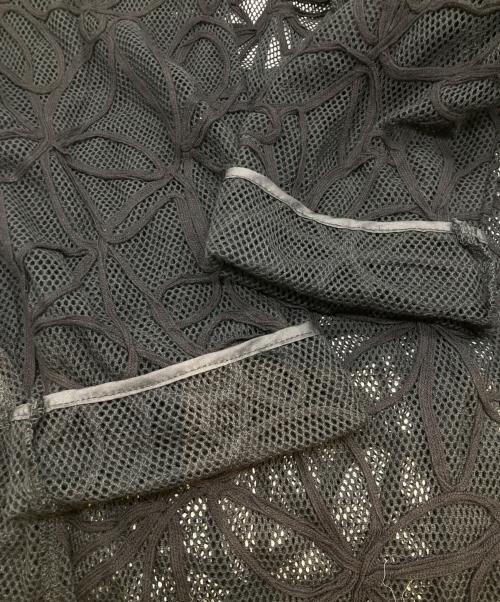 sahara（サハラ）sahara (サハラ) 2way Cord Embroidery Top 01-TP125-25-01 ブラウス ブラック サイズ:表記がないため不明の古着・服飾アイテム