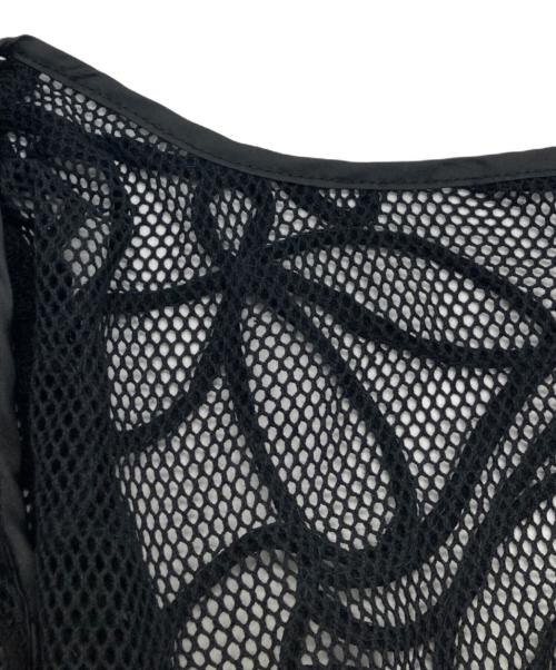 sahara（サハラ）sahara (サハラ) 2way Cord Embroidery Top 01-TP125-25-01 ブラウス ブラック サイズ:表記がないため不明の古着・服飾アイテム