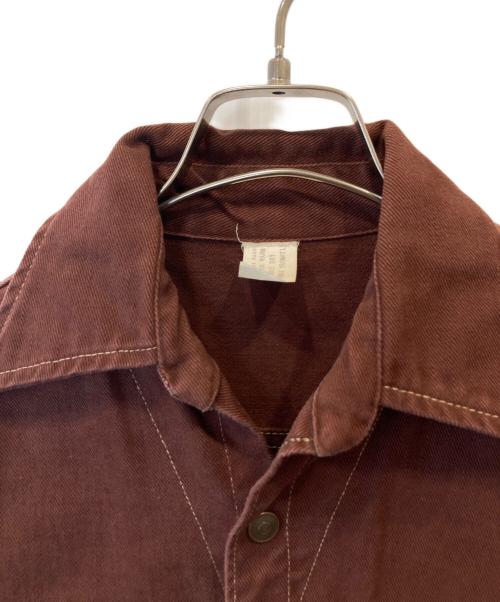 MONTGOMERY WARD（モンゴメリーワード）MONTGOMERY WARD (モンゴメリーワード) デニムジャケット ブラウン サイズ:不明の古着・服飾アイテム